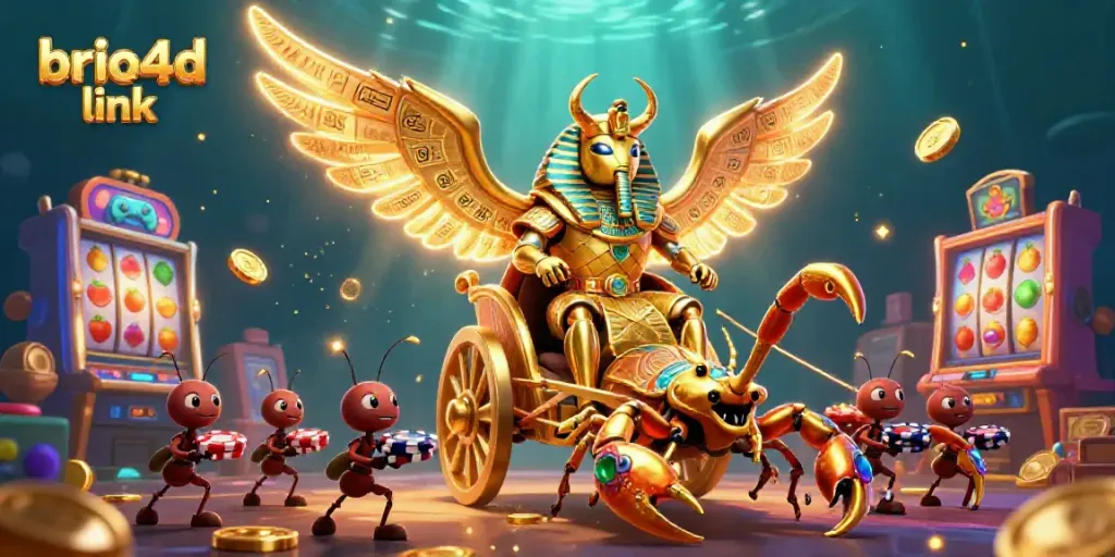 Experience the brio4d link with captivating scenes of vibrant slots and dynamic characters.