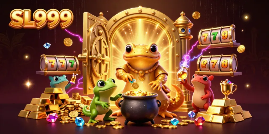 Spin the reels of SL999 in a magical casino where alchemists create gold