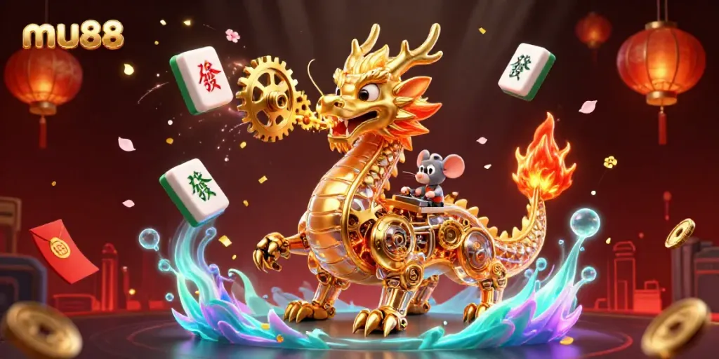 Experience thrilling action at mu88 with an engaging golden dragon unleashing technologic wonders and delightful symbols.