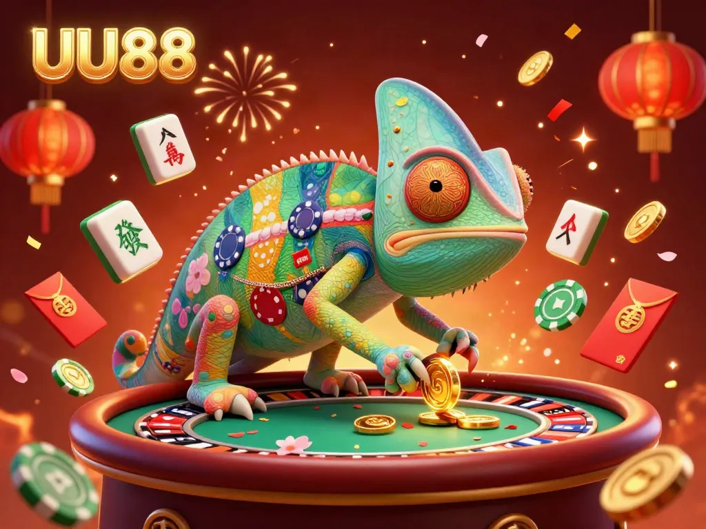 Experience thrilling gameplay with UU88, featuring vibrant animations and a lively casino atmosphere.