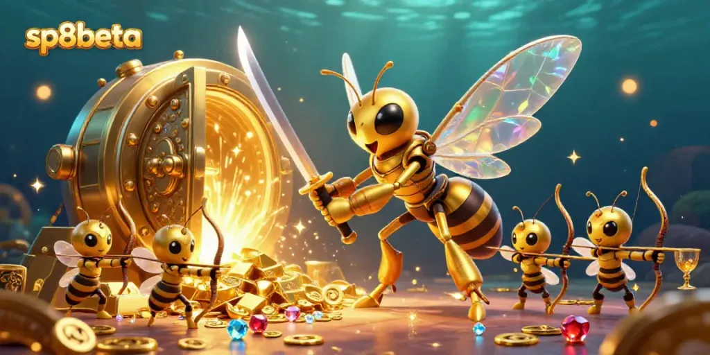 Experience entrancing action at sp8beta with vibrant 3D characters and rich bonus elements showcasing the thrill of online gambling.