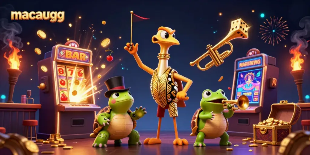 Experience thrilling wins at macaugg with vibrant casino games and engaging characters.