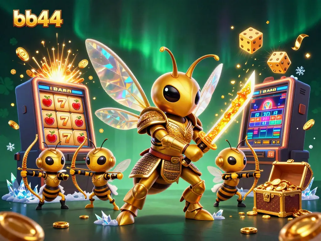 Experience thrilling jackpots with bb44 at this vibrant casino scene filled with excitement.