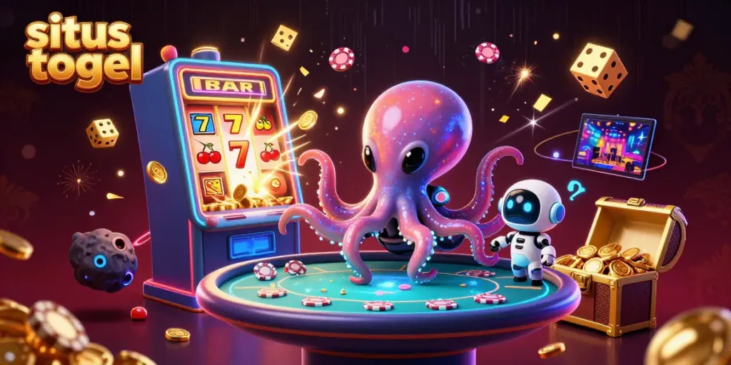 Experience thrilling gameplay on the situs togel with dynamic aliens and vibrant digital elements.
